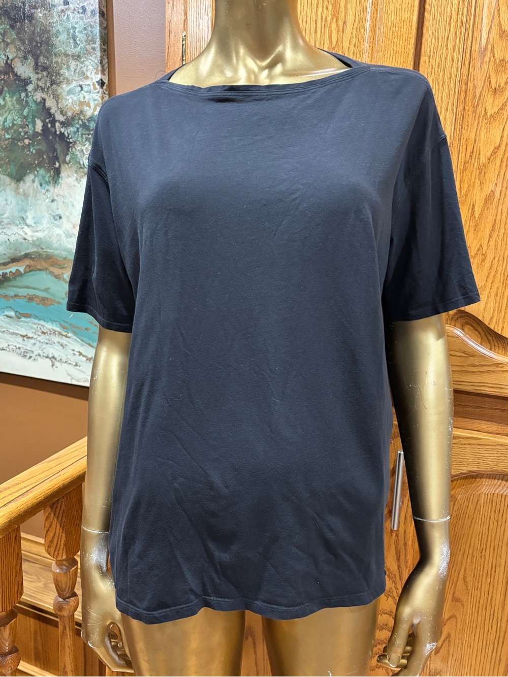 lululemon athletica Black Short-Sleeve Tee